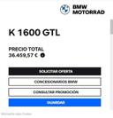 Moto BMW K 1600 GT de segunda mano del año 2018 en Madrid