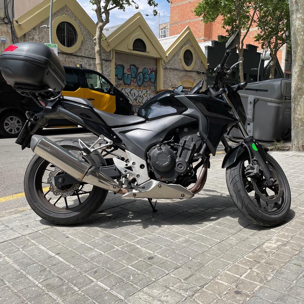 Moto HONDA CB 500 de seguna mano del año 2014 en Barcelona