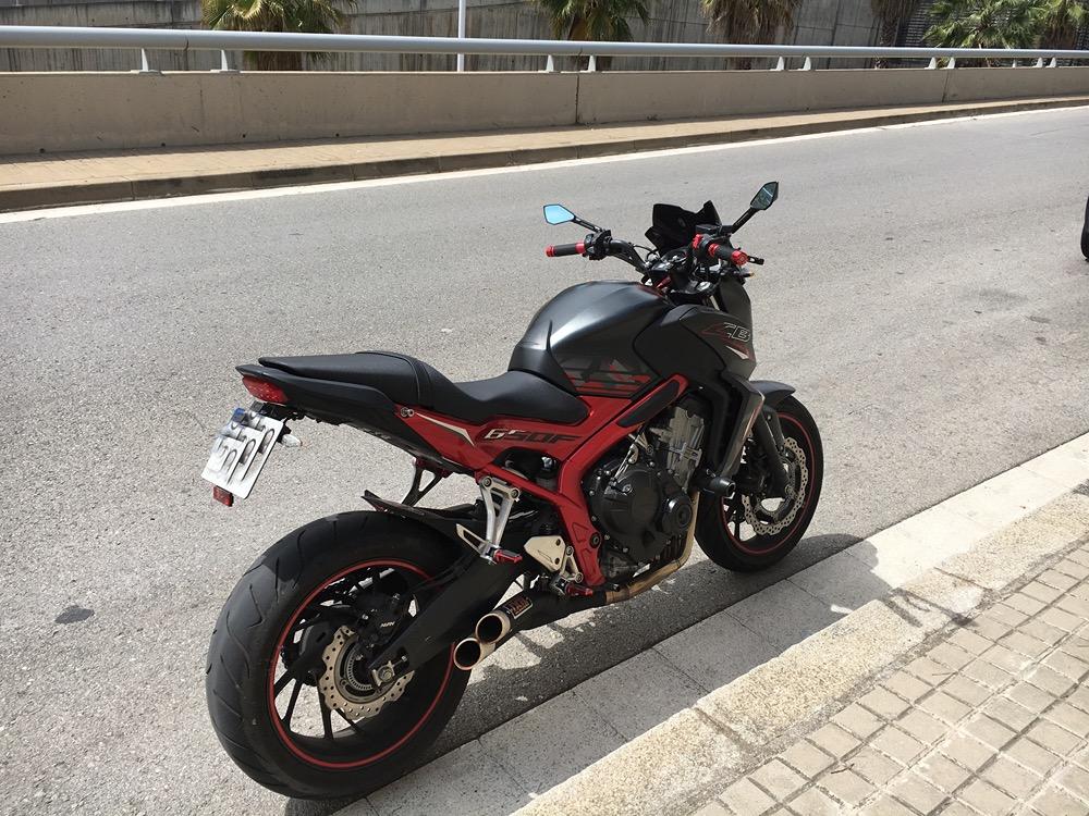 Moto HONDA CB 650F de segunda mano del año 2016 en Barcelona