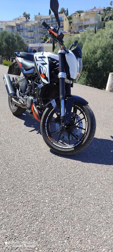 Moto KTM DUKE 125 ABS de segunda mano del año 2016 en Castellón