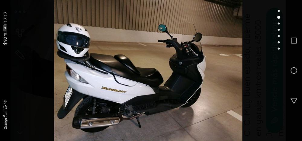 Moto SUZUKI BURGMAN 125 de segunda mano del año 2014 en Málaga