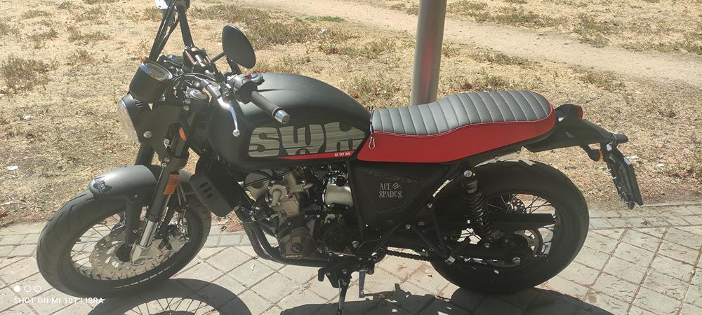 Moto SWM ACE OF SPADES 125 de segunda mano del año 2021 en Madrid