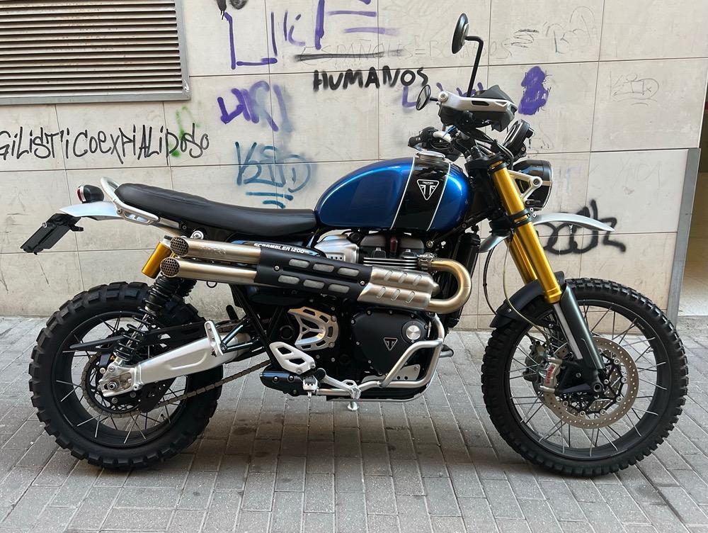 Moto TRIUMPH SCRAMBLER 1200 XE de segunda mano del año 2019 en Barcelona