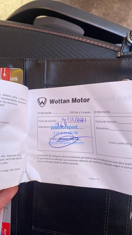 Moto WOTTAN STORM 125 de segunda mano del año 2021 en Alicante